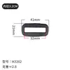 Al por mayor 20~51 mm Hebilla Cuadrada de Plástico Accesorios para Equipaje Conector de Ajuste para Correa Hebilla de Dos Posiciones Hebilla de Ajuste de Correa con Anillo D
