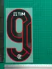 24-25 Flamengo Fora de Casa Adulto Vestir Uma Camisa Carimbo de Número Letra Número Transferência Térmica Mapa Camisa
