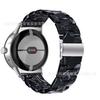 Aplicable a google nuevo reloj pixel google 1/2 correa de resina de tres cuentas correa de reloj acrílica acero inoxidable