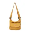 Bolso de Hombro Ligero Estilo Japonés de Nicho para Mujer, Bolso Cuadrado Pequeño Portátil para Teléfono Móvil para Exteriores, Bolso Cruzado Casual Simple de Color Sólido