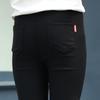 Calça infantil 2022 calça lápis para crianças maiores meninas primavera e verão etiqueta de pressão leggings stretch curinga usar uma geração de cabelo