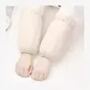 Novas Mangas de Pelúcia Femininas com Pérolas, Jaquetas de Penas da Moda para Outono e Inverno, Novas Mangas Resistentes a Manchas, Curtas para Estudantes, Anti-Sujeira e Proteção contra Frio