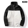 Chaquetas populares de polar para otoño e invierno para hombres y mujeres, cárdigans con cuello alto, polar polar engrosado y cálido, venta directa desde la fábrica de origen