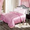 Ventas Directas de Fábrica Edredón Jacquard Imitación Seda Regalo Edredón Venta al por Mayor Individual y Doble Dormitorio Edredón de Invierno Relleno Edredón Cálido Engrosado
