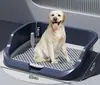 Tapete para Perros Extra Grande con Valla Alta, Antisalpicaduras, Soportes Incluidos para Perros Pequeños, Medianos y Grandes