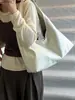Bolso Retro de Gran Capacidad para Viajes Diario Estilo Nuevo 2026 para Mujer Piel Suave Texturizada Bolso de Hombro Único Bolso Tote Simple de Nicho