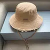 Chapéu Estilo Hyuna Verão Jeans Lavado Chapéu de Pescador Férias Retrô Aba Desfiada Sling Proteção Solar Chapéu de Sol Feminino