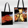 Bolsa de Lienzo Periférica de Anime Naruto Sasuke Kakashi Itachi Bolso de Hombro para Compras Cartera de Monedas de Dibujos Animados Bolsa para Auriculares Tarjetero