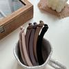 Pinza de plátano sencilla y elegante para la parte posterior de la cabeza, pinza para cola de caballo femenina, pinza vertical para tocado, pinza para el cabello Morandi grande con volumen mínimo.