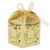 Caja de Dulces de Elefante Bebé Reflectante de Doble Cara Hueca Transfronteriza Caja de Regalo Amorosa de Elefante Bebé para Fiesta de Vacaciones Infantil