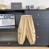Pantalones Xianao 2024 primavera nuevos para niños, pantalones de moda para niños, versátiles, con bolsillo grande, casuales, estilo japonés y coreano, petos