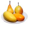 Juguete de frutas y verduras falsas de plástico, manzana, mango, plátano de Sydney, modelo de adornos, juego de accesorios para fotos de comida