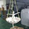 Colgador de Bailarina de Ballet Transfronterizo Maceta Colgante Maceta de Flor de Bailarina Colgador Colgante Maceta Colgante