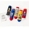 Calcetines para Mujer Calcetines de Longitud Media para Niños Calcetines de Algodón Japoneses Lindos con Bordado de Oso Calcetines de Moda ins Calcetines Gruesos de Lana