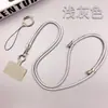 Cordón para teléfono Correa para el cuello Cruzado Ajustable Retráctil Personalizado Creativo Moda Cadena Lanyard Porta Tarjetas/Llaves