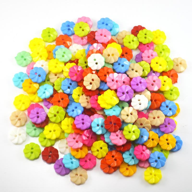13mm-200-Pcs-Lot-Mixed-2-Holes