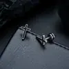 Pendientes Cruzados Transfronterizos para Hombre, de Moda y Tendencia, Pendientes Elegantes y Geniales de Nuevo Estilo para Mujer, Accesorios Versátiles de Alta Gama