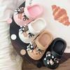 Pantuflas Infantiles Frijol de Chocolate Sandalias de Material EVA Sandalias para Niños Zapatos con Agujeros para Niñas Suela Suave Ligeras Venta al por Mayor Verano