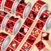 2026 Año Nuevo Año del Caballo Carácter de la Fortuna Rollos de Pegatinas Rojo Bendiciones Festivas Festival de Primavera Pegatinas para Decoración de Diarios y Bolsas de Regalo