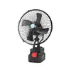 Ventilador pequeño de batería de litio inalámbrico para puesto al aire libre portátil para acampar de mano gran viento cabeza giratoria ventilador eléctrico pequeño de escritorio