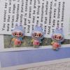 Celebridad de Internet Labubu Dibujos Animados Accesorios para Uñas Monstruito Lindo Pasador DIY Funda para Teléfono Móvil Accesorios de Resina para Uñas Desgastables