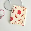 Cuaderno espiral de dibujos animados lindo, cuaderno de bolsillo estético de alta calidad, cuaderno pequeño A7 de tapa lateral, cuaderno creativo para mensajes y toma de notas para estudiantes