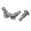 Tornillo de ajuste con guía escalonada y cabeza redonda de acero inoxidable 304 con hexágono interior, tornillo limitador con hexágono interior para montaje en pared, media rosca