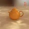 Tetera Pintada a Mano con Salpicaduras Doradas Yue Rui, Tetera Individual Bajo Esmalte para Uso Doméstico, Juego de Té Kung Fu de Alto Valor, Tetera Pequeña de Cerámica