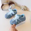 Sapatos de Ballet Vintage com Bolinhas para Crianças, Tênis Esportivos para Meninas, Tênis Princesa com Solado Macio para Meninas, Outono