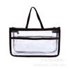Bolsa de Lavado Transparente de EVA Estilo Coreano con Doble Cremallera, Bolso de Mano Multifuncional Impermeable, Bolsa Mediana, Bolsa de Cosméticos, Bolsa de Almacenamiento, Estampada