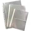 Página interna de pasta saco material película protetora saco transparente de folhas soltas inserção de grade clipe de fixação saco de armazenamento multiespecificação clipe de letra transparente