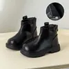 Liquidación de Otoño/Invierno Botas de Cuero para Niños Zapatos de Algodón Zapatos Casuales