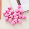 Agujero de Estrella de Cinco Puntas con Forma de Corazón de 15 mm Cuentas Sueltas de 6 mm Accesorios para Bolsos DIY Cadena para Llaveros Cadena para Teléfono Joyería con Cuentas Dopamina