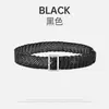 Diseño de Tejido Trenzado Bohemio Sentido de Diseño Nicho Cinturón de Borde Ancho para Mujer Accesorio Decorativo Retro de Gama Alta para Faldas Cinturón de Cuero