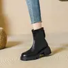 Botas Martin de Suela Gruesa Chuyuji Modelo Nuevo 2026 Botas Elásticas Ajustadas Estilo Británico Botines Retro para Mujer
