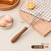 Batidor de Huevos Manual Nuevo, Espumador para Repostería, Batidor de Mano, Batidora de Huevos con Mango de Imitación Madera, Transfronterizo