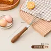 Batidor de Mano con Textura de Madera Imitación Batidor para Hornear Pastelería Batidor de Huevos Batidor de Huevos Manual Creativo Transfronterizo