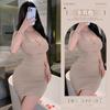 Amor xiao noite sexo lingerie feminina puro desejo meninas quentes pendurado pescoço e quadril slim fit vestido tentação pijamas terno 8416