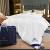 Caixa de presente do hotel Hilton tecido anti-pena simples pluma de ganso branca simples outono e inverno atacado venderá atividades de empresa de presentes