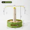 Brinquedo Labirinto de Escavação com Quebra-Cabeça para Pets Arranhador para Gatos Brinquedo de Autoentretenimento para Gatos Artefato de Descompressão Vara para Provocar Gatinho Gato Roda Gigante