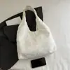 Bolsa de Lona Floral de Encaje Fresco Estilo Coreano para Mujer 2026 Nueva Bolsa de Hombro Tote de Gran Capacidad Bolsa para el Hombro para Viajes