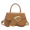 Bolso de Mano Pequeño de Moda para Mujer 2026 Nuevo Estilo Bolso Cruzado Decorativo de Hombro Versátil Versión Coreana Bolso Cuadrado Pequeño Texturizado