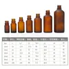 Botella de Aceite Esencial con Rodillo Personalizada por el Fabricante Botella Pequeña Vacía Botella Secundaria para Riego por Goteo Botella de Vidrio Marrón a Prueba de Luz Apertura de Molde para Esencia