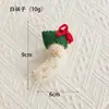Xunmu Nuevo Producto Transfronterizo Colgante Decorativo de Fieltro de Lana Accesorios Hechos a Mano Árbol de Navidad Colgante de Reno Calcetín Colgante Colgante