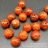 Cuentas sueltas de Jade Rojo Jade Dragon Ball, venta al por mayor, pulsera DIY, collar, accesorios de joyería de jade, borla colgante, cuentas al por mayor