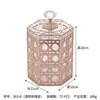 Pote de Armazenamento Transparente Doce de Luxo Leve Europeu Lata de Chá Decoração de Mesa Sala de Estar Pote de Armazenamento Estilo Ins Nórdico