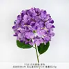 72 peças de buquês de flores artificiais de seda de hortênsia 3D, flores artificiais de plástico, decorações de alta qualidade para sala de estar, arranjos florais de casamento