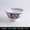 Vajilla tipo porcelana Ruoxuan estilo japonés tazón de melamina engrosado estilo japonés tazón para arroz con carne tazón para arroz con tapa para carne marinada tazón para sopa de ramen cuchara