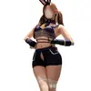 Lencería Sexy, Deseo Puro, Oficial de Policía Conejito, Uniforme de Sirvienta, Chica Conejito de Medianoche, Uniforme de Inspector, Atractivo Diseño sin Entrepierna
