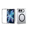 Adecuado para funda de teléfono plegable Apple Duo, Funda magnética transparente con película integrada, Modelo nuevo iPhone plegable Anti-caída de fábrica
